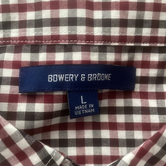 bowery & broome short-sleeve button down shirt - Picture 3 of 3